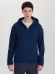 4F Męski softshell z kapturem 4F 4FWSS25TSOFM324  granatowy Granatowy