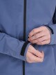 Męski softshell z kapturem 4F 4FWSS25TSOFM324 - niebieski