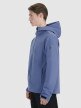 Męski softshell z kapturem 4F 4FWSS25TSOFM324 - niebieski