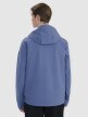 Męski softshell z kapturem 4F 4FWSS25TSOFM324 - niebieski