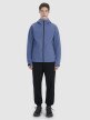 Męski softshell z kapturem 4F 4FWSS25TSOFM324 - niebieski