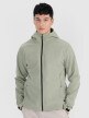 4F Męski softshell z kapturem 4F 4FWSS25TSOFM324  zielony Zielony
