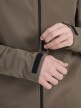 Męski softshell z kapturem 4F 4FWSS25TSOFM324 - brązowy