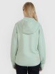 Damska bluza dresowa rozpinana z kapturem 4F 4FWSS25TSWSF1561 - zielona