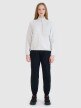 Damska bluza dresowa 4F 4FWSS25TSWSF1741 - szara