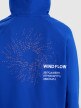 Damska bluza dresowa nierozpinana z kapturem 4F 4FWSS25TSWSF1748 - niebieska