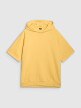 Męska bluza dresowa z krótkim rękawem 4F 4FWSS25TSWSM1538 - żółta