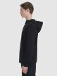 Męska bluza dresowa rozpinana z kapturem 4F 4FWSS25TSWSM1548 - czarna