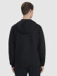 Męska bluza dresowa rozpinana z kapturem 4F 4FWSS25TSWSM1548 - czarna