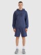 Męska bluza dresowa nierozpinana z kapturem 4F 4FWSS25TSWSM1585 - granatowa