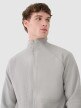 Męska bluza ze stójką rozpinana bez kaptura 4F 4FWSS25TSWSM1751 - szara
