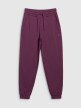Damskie spodnie dresowe joggery 4F 4FWSS25TTROF0993 - fioletowe