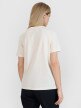 Damski t-shirt oversize 4F 4FWSS25TTSHF1994 - biały