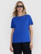 4F Damski tshirt z nadrukiem oversize 4F 4FWSS25TTSHF2238  niebieski Niebieski
