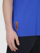 Męski t-shirt oversize z nadrukiem 4F 4FWSS25TTSHM1979 - niebieski
