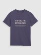 Męski t-shirt z nadrukiem 4F 4FWSS25TTSHM2209 - niebieski