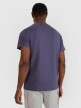 Męski t-shirt z nadrukiem 4F 4FWSS25TTSHM2209 - niebieski