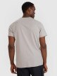 Męski t-shirt z nadrukiem 4F 4FWSS25TTSHM2209 -szary