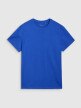 Męski t-shirt basic 4F FWSS25TTSHM2239 - niebieski