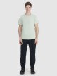 Męski t-shirt basic 4F FWSS25TTSHM2239 - zielony