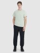 Męski t-shirt basic 4F FWSS25TTSHM2239 - zielony
