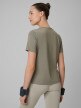 mini: Damska koszulka treningowa 4F 4FWSS26TFTSF1847 - khaki (6)