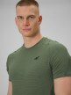mini: Męska koszulka treningowa 4F 4FWSS26TFTSM1775 - khaki (4)
