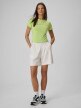 mini: Damski t-shirt z nadrukiem 4F 4FWSS26TTSHF2717 - żółty (2)