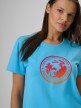 mini: Damski t-shirt z nadrukiem 4F 4FWSS26TTSHF2718 - niebieski (3)