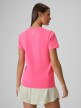 mini: Damski t-shirt z nadrukiem 4F 4FWSS26TTSHF2718 - różowy (4)