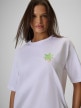 mini: Damski t-shirt z nadrukiem 4F 4FWSS26TTSHF2719 - biały (3)