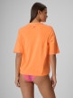 mini: Damski t-shirt z nadrukiem 4F 4FWSS26TTSHF2719 - pomarańczowy (4)