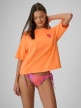 Obrazek dla: 4F Damski tshirt z nadrukiem 4F 4FWSS26TTSHF2719  pomarańczowy Pomarańcz neon