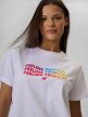 mini: Damski t-shirt z nadrukiem 4F 4FWSS26TTSHF2720 - biały (3)