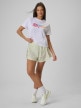 mini: Damski t-shirt z nadrukiem 4F 4FWSS26TTSHF2720 - biały (2)