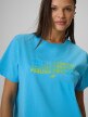 mini: Damski t-shirt z nadrukiem 4F 4FWSS26TTSHF2720 - niebieski (3)