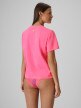 mini: Damski t-shirt z nadrukiem 4F 4FWSS26TTSHF2720 - różowy (4)
