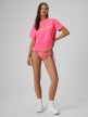 mini: Damski t-shirt z nadrukiem 4F 4FWSS26TTSHF2720 - różowy (2)