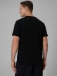 mini: Męski t-shirt z nadrukiem 4F 4FWSS26TTSHM2667 - czarny (4)