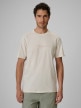 Obrazek dla: 4F Męski tshirt z nadrukiem 4F 4FWSS26TTSHM2668  beżowy Beżowy