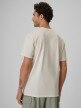 mini: Męski t-shirt z nadrukiem 4F 4FWSS26TTSHM2668 - beżowy (4)