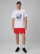 mini: Męski t-shirt z nadrukiem 4F 4FWSS26TTSHM2783 - biały (2)