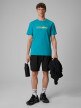 mini: Męski t-shirt z nadrukiem 4F 4FWSS26TTSHM2824 - niebieski (2)