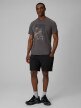 mini: Męski t-shirt z nadrukiem 4F 4FWSS26TTSHM2825 - szary (2)