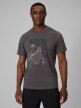 mini: Męski t-shirt z nadrukiem 4F 4FWSS26TTSHM2825 - szary (1)