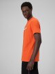 mini: Męski t-shirt z nadrukiem 4F 4FWSS26TTSHM3033 - pomarańczowy (3)
