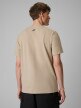 mini: Męski t-shirt z nadrukiem 4F 4FWSS26TTSHM3321 - beżowy (4)