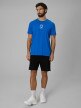 mini: Męski t-shirt z nadrukiem 4F 4FWSS26TTSHM3328 - niebieski (2)