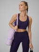 mini: Damski biustonosz treningowy 4F 4FWSS26USBAF222 - fioletowy (1)