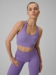 mini: Damski biustonosz treningowy 4F 4FWSS26USBAF242 - fioletowy (1)